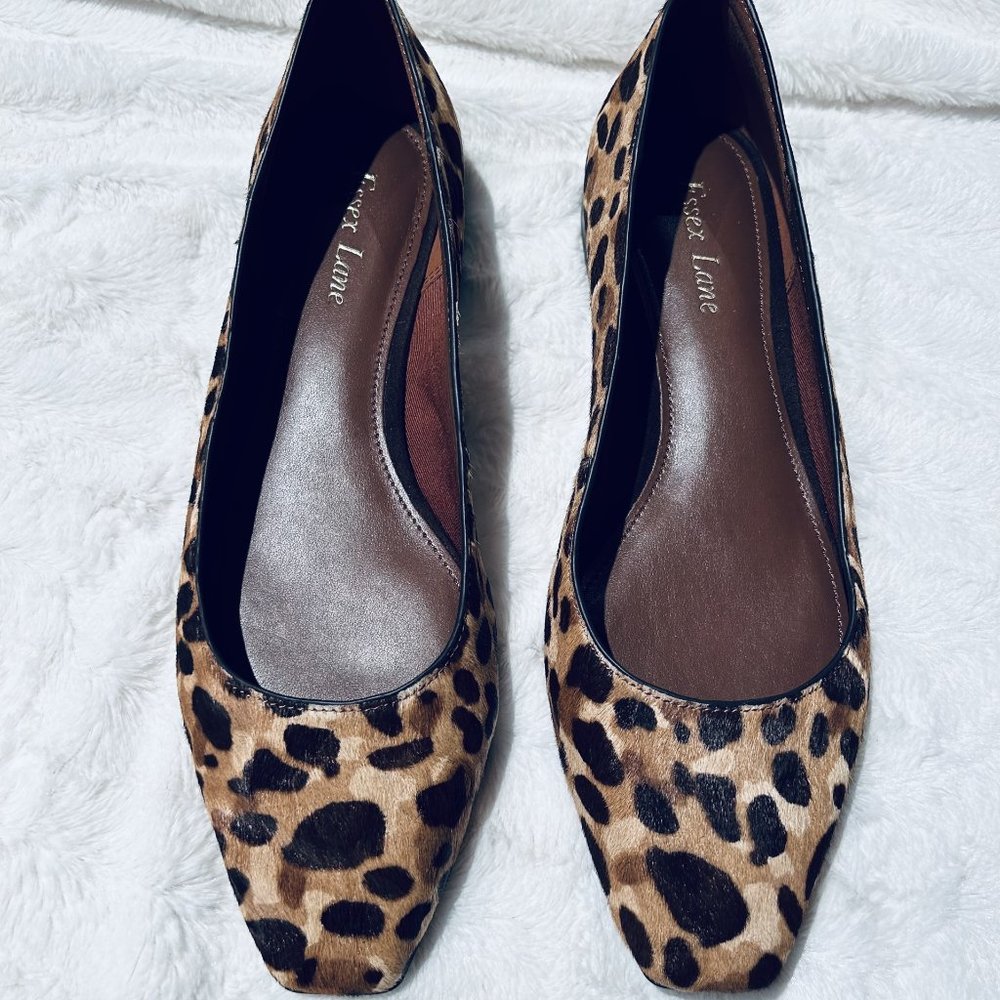 Essex Lane Leopard Print Slip On Casual Flat Loafers